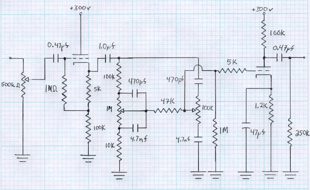 Tone Stack Schematic