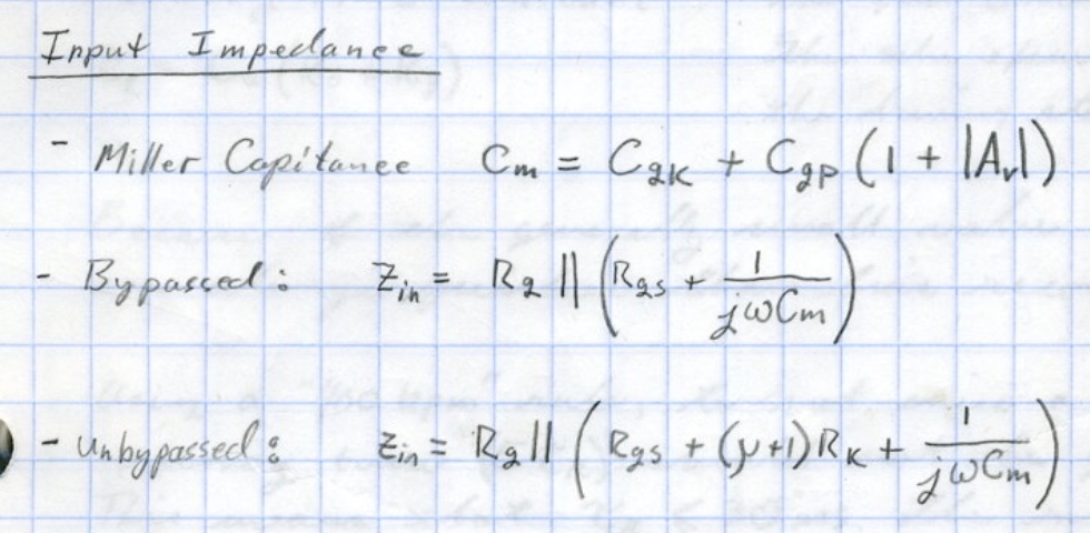 Miller Capacitance